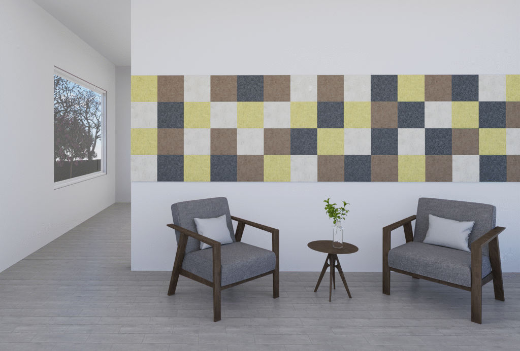 1. Square block wall test